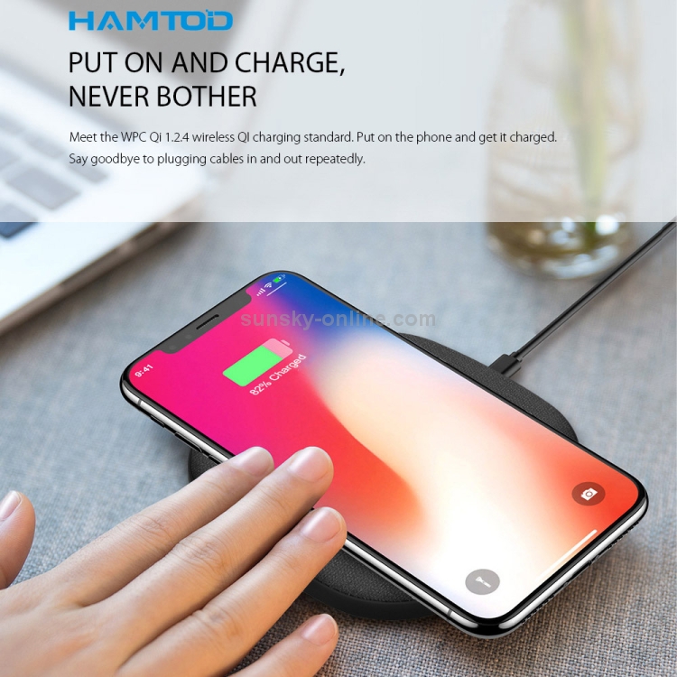 HAMTOD M9 Desktop Intelligent 10W Qi Standard Wireless Charger Charging Pad (Blue) HAMTOD M9 Desktop Intelligent 10W Qi Standard Wireless Charger Charging Pad (Blue)