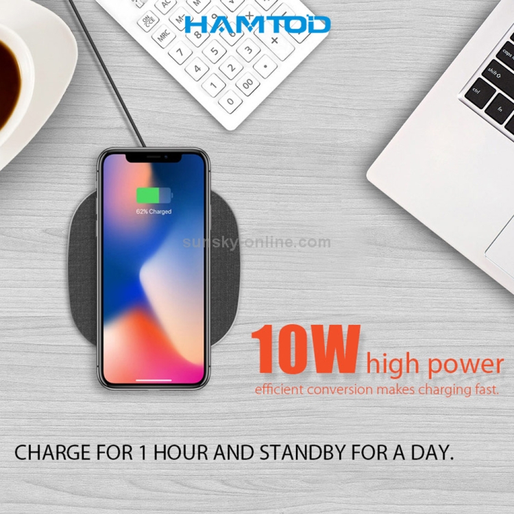 HAMTOD M9 Desktop Intelligent 10W Qi Standard Wireless Charger Charging Pad (Blue) HAMTOD M9 Desktop Intelligent 10W Qi Standard Wireless Charger Charging Pad (Blue)