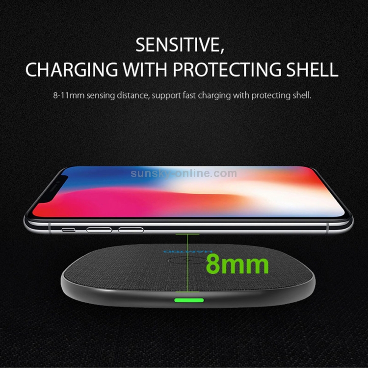 HAMTOD M9 Desktop Intelligent 10W Qi Standard Wireless Charger Charging Pad (Blue) HAMTOD M9 Desktop Intelligent 10W Qi Standard Wireless Charger Charging Pad (Blue)