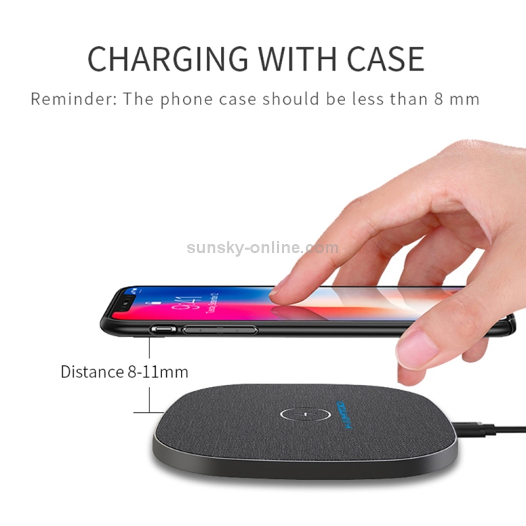 HAMTOD M10 Desktop Intelligent 10W Qi Standard / QC3.0 Wireless Charger Charging Pad (Black) HAMTOD M10 Desktop Intelligent 10W Qi Standard / QC3.0 Wireless Charger Charging Pad (Black)