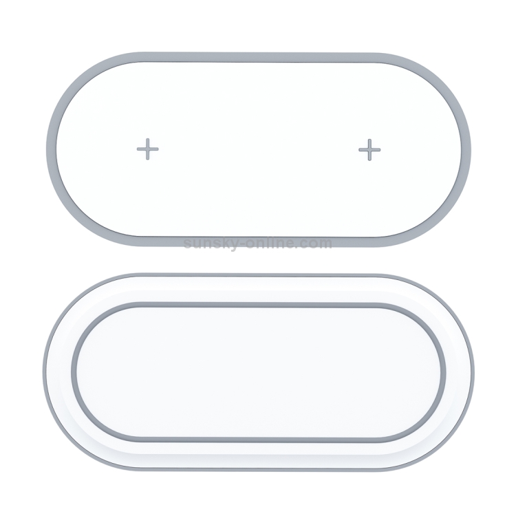 W31 2 in 1 QI Standard Dual Charge Wireless Charger for Mobile Phone & AirPods(White) W31 2 in 1 QI Standard Dual Charge Wireless Charger for Mobile Phone & AirPods(White)