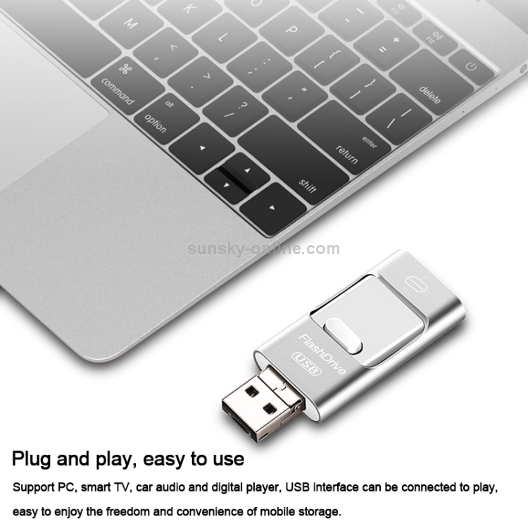 128GB USB 3.0 + 8 Pin + Mirco USB Android iPhone Computer Dual-use Metal Flash Drive (Rose Gold) 128GB USB 3.0 + 8 Pin + Mirco USB Android iPhone Computer Dual-use Metal Flash Drive (Rose Gold)