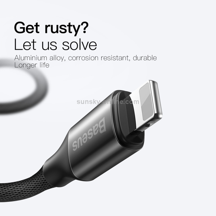 Baseus 5V 2A USB-C / Type-C to 8 Pin Fast Charging Cable, Length : 2m(Red) Baseus 5V 2A USB-C / Type-C to 8 Pin Fast Charging Cable, Length : 2m(Red)