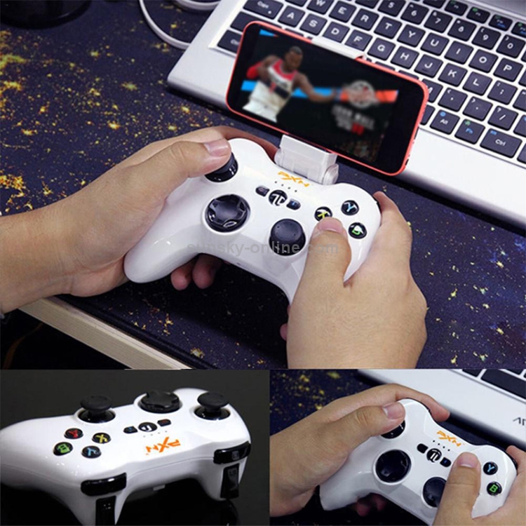 PXN PXN-6603 MFI Mobile Phone Wireless Bluetooth Game Handle Controller, Compatible with iOS System(Black) PXN PXN-6603 MFI Mobile Phone Wireless Bluetooth Game Handle Controller, Compatible with iOS System(Black)
