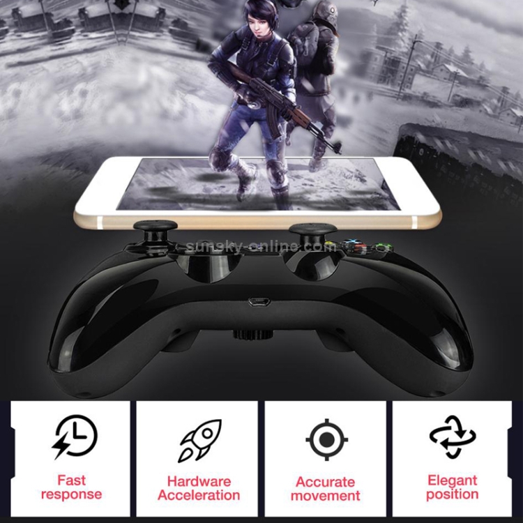 PXN PXN-6603 MFI Mobile Phone Wireless Bluetooth Game Handle Controller, Compatible with iOS System(Black) PXN PXN-6603 MFI Mobile Phone Wireless Bluetooth Game Handle Controller, Compatible with iOS System(Black)