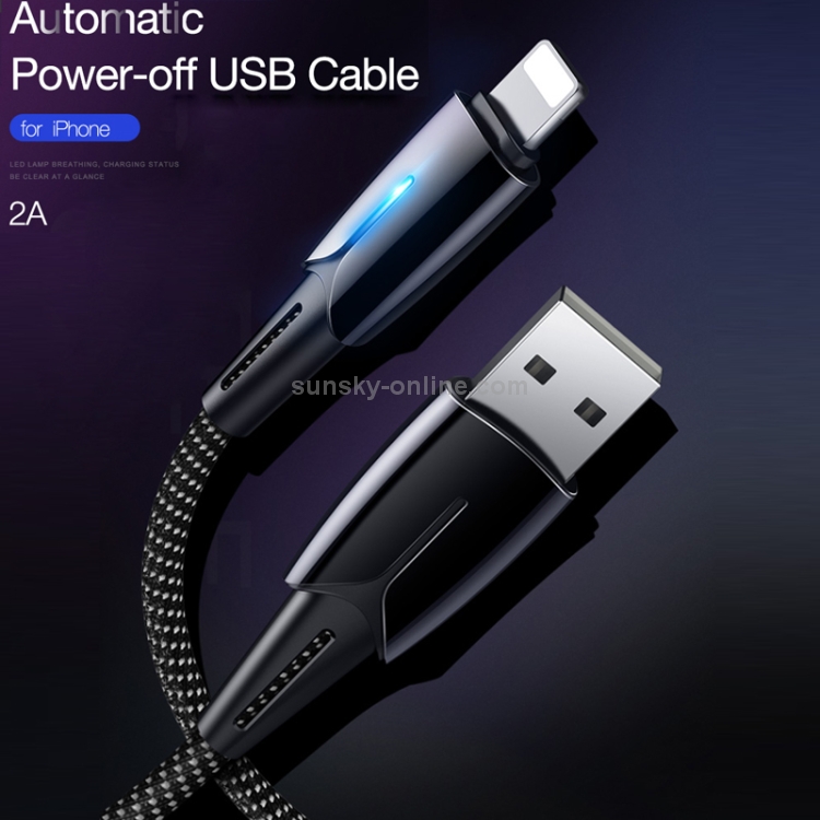 CAFELE 8 Pin to USB Kirsite Charging Cable with Intelligent Indicator Light, Length: 1.8m (Red) CAFELE 8 Pin to USB Kirsite Charging Cable with Intelligent Indicator Light, Length: 1.8m (Red)