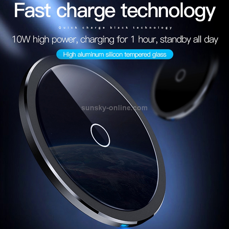 TOTUDESIGN CACW-031 Lighting Series Ⅱ 10W Quick Charge Qi Standard Wireless Charger(Black) TOTUDESIGN CACW-031 Lighting Series Ⅱ 10W Quick Charge Qi Standard Wireless Charger(Black)