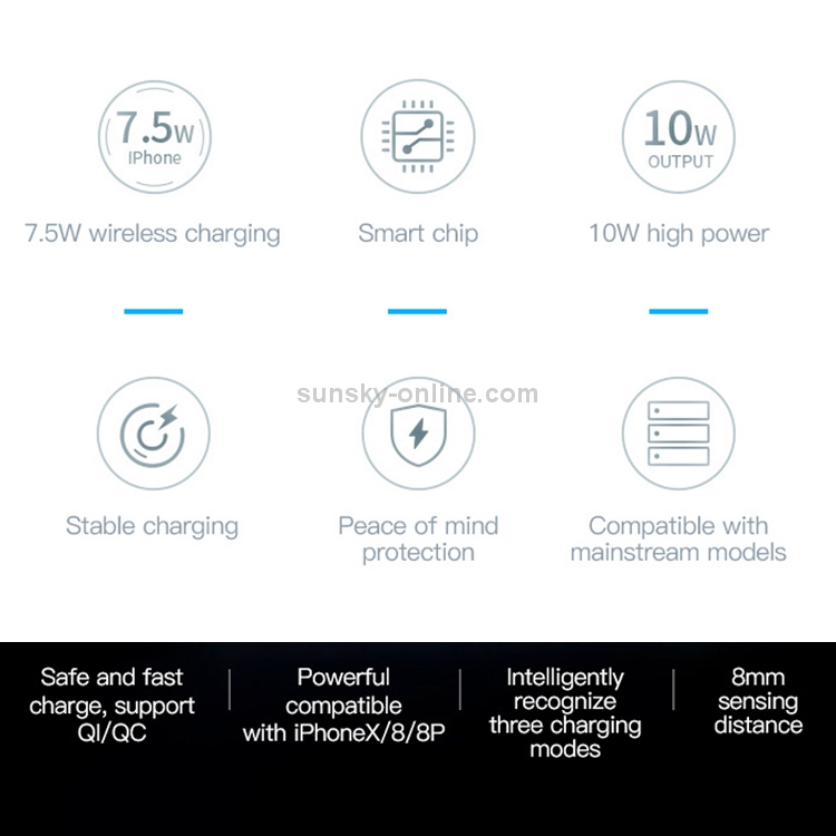 TOTUDESIGN CACW-031 Lighting Series Ⅱ 10W Quick Charge Qi Standard Wireless Charger(Black) TOTUDESIGN CACW-031 Lighting Series Ⅱ 10W Quick Charge Qi Standard Wireless Charger(Black)