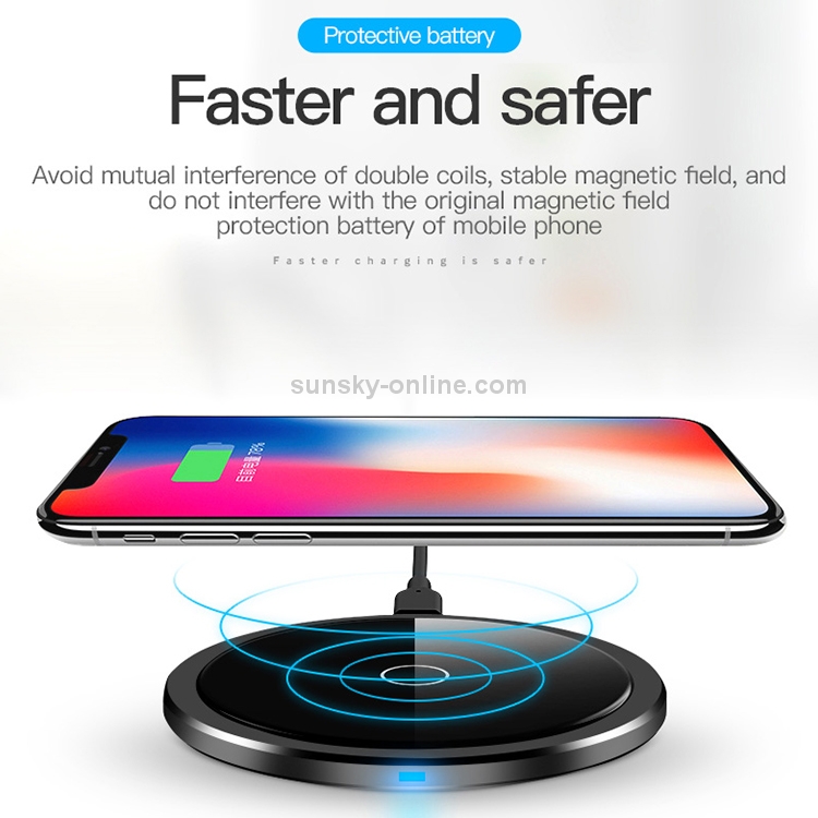 TOTUDESIGN CACW-031 Lighting Series Ⅱ 10W Quick Charge Qi Standard Wireless Charger(Black) TOTUDESIGN CACW-031 Lighting Series Ⅱ 10W Quick Charge Qi Standard Wireless Charger(Black)