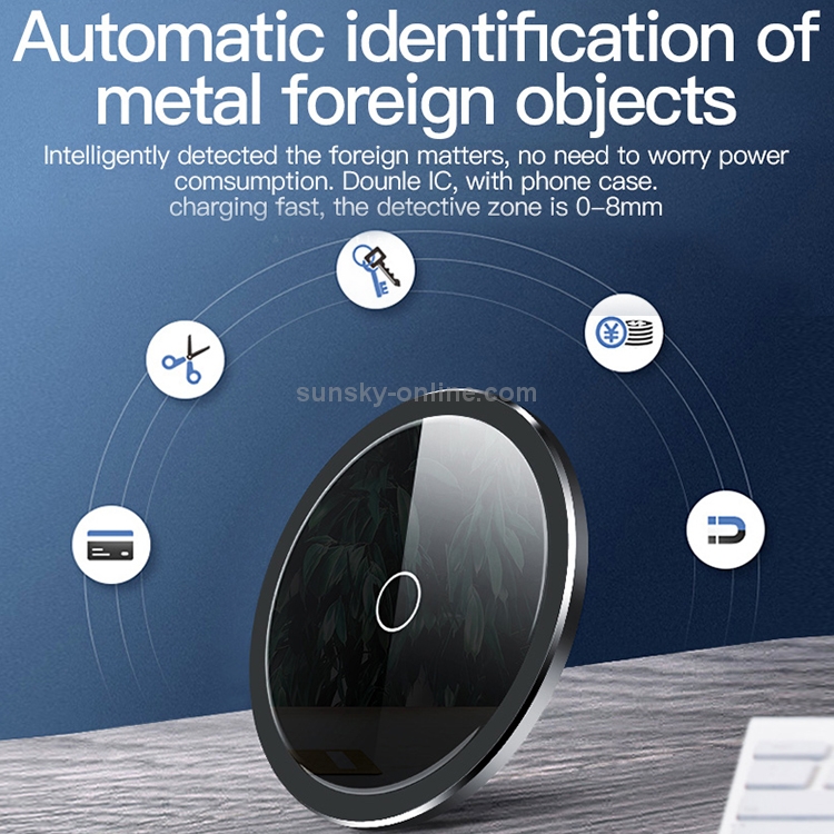 TOTUDESIGN CACW-031 Lighting Series Ⅱ 10W Quick Charge Qi Standard Wireless Charger(Black) TOTUDESIGN CACW-031 Lighting Series Ⅱ 10W Quick Charge Qi Standard Wireless Charger(Black)
