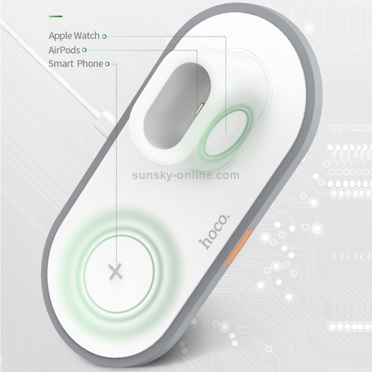 Hoco CW14 Round DC 5V/2A Max Fast Charging Wireless Charger Pad with Indicator Light Hoco CW14 Round DC 5V/2A Max Fast Charging Wireless Charger Pad with Indicator Light