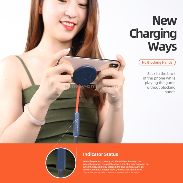 ROCK W24 Double-sided Fast Charging Wireless Charger (Blue) ROCK W24 Double-sided Fast Charging Wireless Charger (Blue)