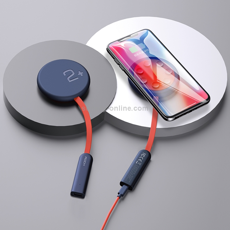 ROCK W24 Double-sided Fast Charging Wireless Charger (Blue) ROCK W24 Double-sided Fast Charging Wireless Charger (Blue)