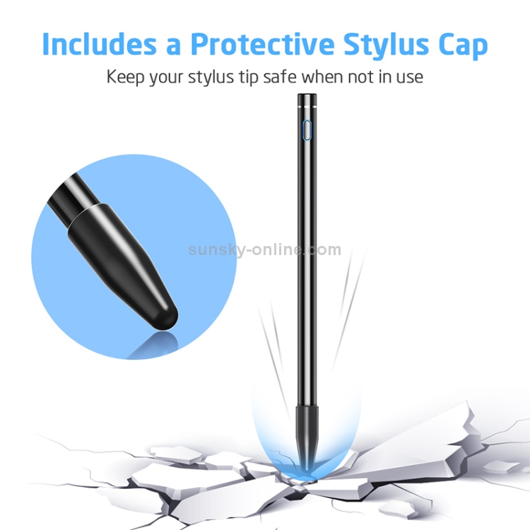 ESR Rechargeable 1.4mm Fine Point Smart Pencil Digital Stylus Pen for Touch Screens(Black) ESR Rechargeable 1.4mm Fine Point Smart Pencil Digital Stylus Pen for Touch Screens(Black)