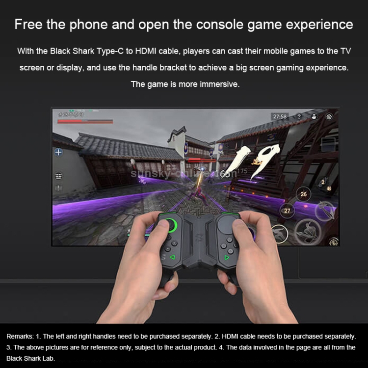 Original Xiaomi Black Shark Double-wing Game Handle Bracket(Black) Original Xiaomi Black Shark Double-wing Game Handle Bracket(Black)