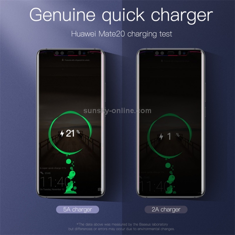Baseus Speedy Series 22.5W Single USB Quick Charging Travel Charger Power Adapter for Huawei(White) Baseus Speedy Series 22.5W Single USB Quick Charging Travel Charger Power Adapter for Huawei(White)