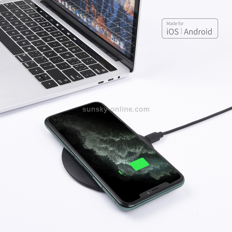 WIWU M3 Round Seat Type 15W Fast Charging Wireless Charger Pad WIWU M3 Round Seat Type 15W Fast Charging Wireless Charger Pad