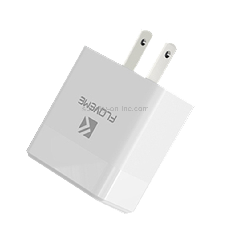 FLOVEME YXF205704 AE-FLM Dual-Port USB Charger Adapter, US Plug (White) FLOVEME YXF205704 AE-FLM Dual-Port USB Charger Adapter, US Plug (White)
