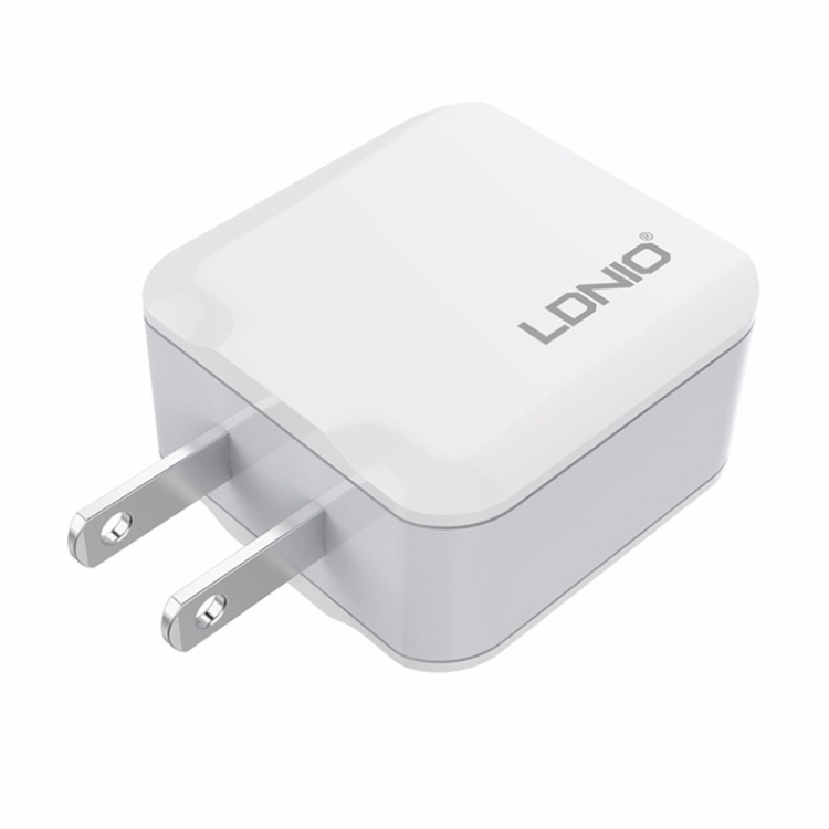 LDNIO A201 2.4A double tête de charge USB chargeur adaptateur de télép