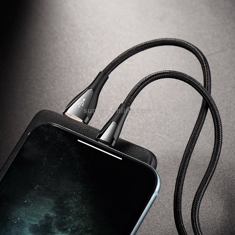 Borofone BU20 1.2m 2.4A USB to 8 Pin Advantageous Charging Data Cable (Dark Green) Borofone BU20 1.2m 2.4A USB to 8 Pin Advantageous Charging Data Cable (Dark Green)