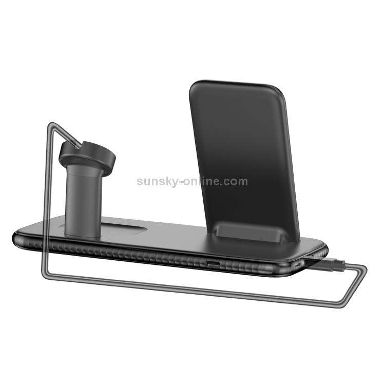 V5 4 in 1 Quick Wireless Charger for iPhone, Apple Watch, AirPods and other Android Smart Phones(Black) V5 4 in 1 Quick Wireless Charger for iPhone, Apple Watch, AirPods and other Android Smart Phones(Black)