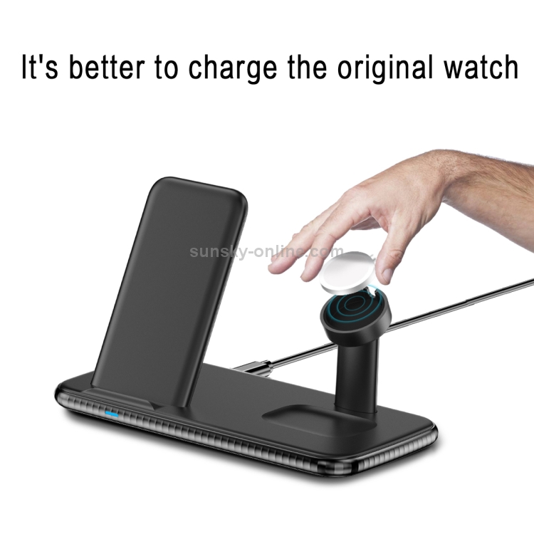 V5 4 in 1 Quick Wireless Charger for iPhone, Apple Watch, AirPods and other Android Smart Phones(Black) V5 4 in 1 Quick Wireless Charger for iPhone, Apple Watch, AirPods and other Android Smart Phones(Black)