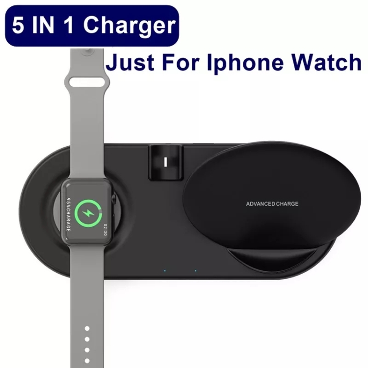 W74 4 in 1 Multifunctional Wireless Charger for iWatch / iPhone / AirPods(Black) W74 4 in 1 Multifunctional Wireless Charger for iWatch / iPhone / AirPods(Black)