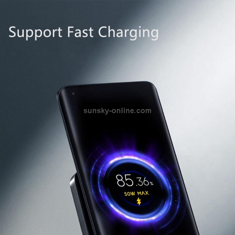 Original Xiaomi MDY-12-EN 55W Vertical Wireless Charger with Built-in Cooling Fan(Black) Original Xiaomi MDY-12-EN 55W Vertical Wireless Charger with Built-in Cooling Fan(Black)
