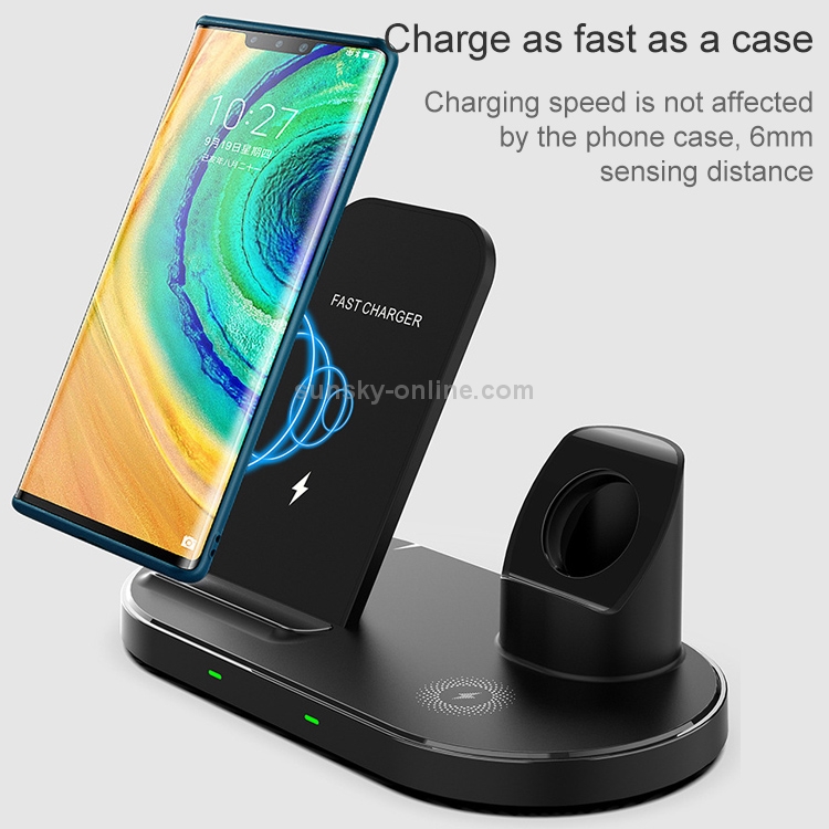W55 3 In 1 Wireless Charger Holder Charging Station for iPhone / Apple Watch / AirPods W55 3 In 1 Wireless Charger Holder Charging Station for iPhone / Apple Watch / AirPods