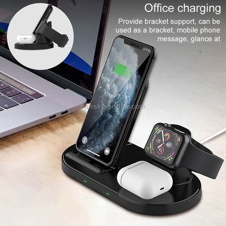 W55 3 In 1 Wireless Charger Holder Charging Station for iPhone / Apple Watch / AirPods W55 3 In 1 Wireless Charger Holder Charging Station for iPhone / Apple Watch / AirPods