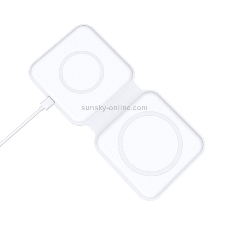 D21 Foldable Dual Magnetic Magsafe Wireless Charger for Mobile Phones / iWatch / AirPods D21 Foldable Dual Magnetic Magsafe Wireless Charger for Mobile Phones / iWatch / AirPods