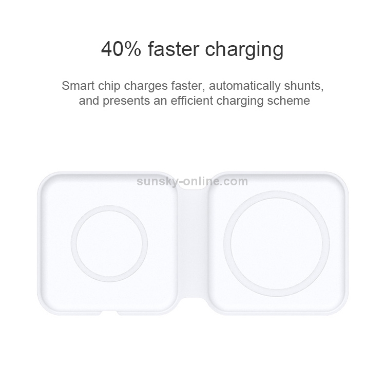 D21 Foldable Dual Magnetic Magsafe Wireless Charger for Mobile Phones / iWatch / AirPods D21 Foldable Dual Magnetic Magsafe Wireless Charger for Mobile Phones / iWatch / AirPods