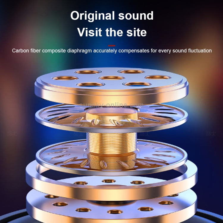 WK Y29 JINQUE Series 3.5mm In-Ear HIFI Stereo Wired Earphone, Length: 1.2m (Tarnish) WK Y29 JINQUE Series 3.5mm In-Ear HIFI Stereo Wired Earphone, Length: 1.2m (Tarnish)