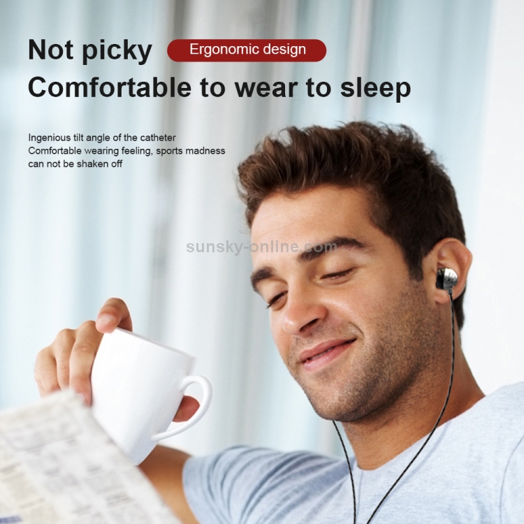 WK Y29 JINQUE Series 3.5mm In-Ear HIFI Stereo Wired Earphone, Length: 1.2m (Tarnish) WK Y29 JINQUE Series 3.5mm In-Ear HIFI Stereo Wired Earphone, Length: 1.2m (Tarnish)