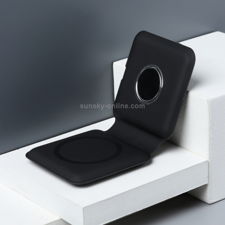 Q500 Foldable Magnetic Dual Wireless Charger for Phones / iWatch / AirPods(Black) Q500 Foldable Magnetic Dual Wireless Charger for Phones / iWatch / AirPods(Black)