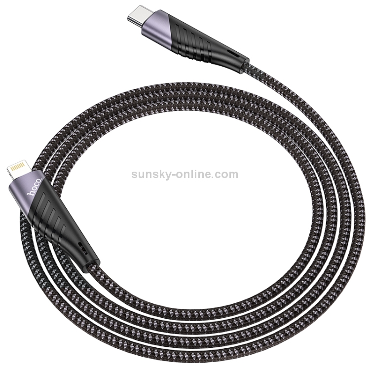hoco U95 20W 3A PD USB-C / Type-C to 8 Pin Freeway Charging Data Cable, Cable Length: 1.2m hoco U95 20W 3A PD USB-C / Type-C to 8 Pin Freeway Charging Data Cable, Cable Length: 1.2m