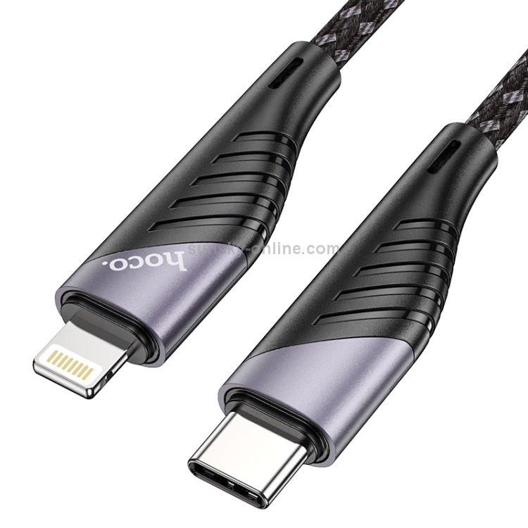 hoco U95 20W 3A PD USB-C / Type-C to 8 Pin Freeway Charging Data Cable, Cable Length: 1.2m hoco U95 20W 3A PD USB-C / Type-C to 8 Pin Freeway Charging Data Cable, Cable Length: 1.2m