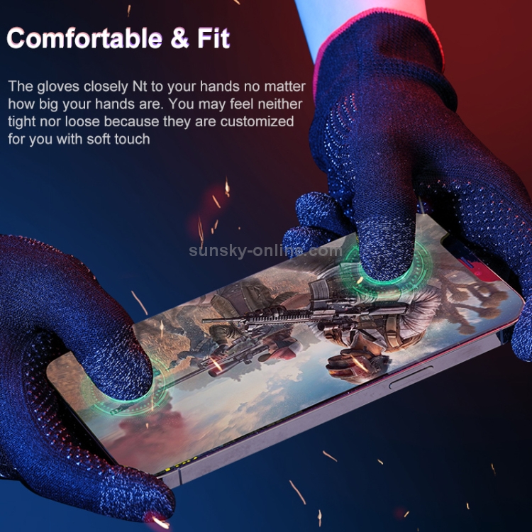 ROCK i28 Super Conductive Silver Fiber Anti-sweat Sensitive Touch Gaming Gloves ROCK i28 Super Conductive Silver Fiber Anti-sweat Sensitive Touch Gaming Gloves