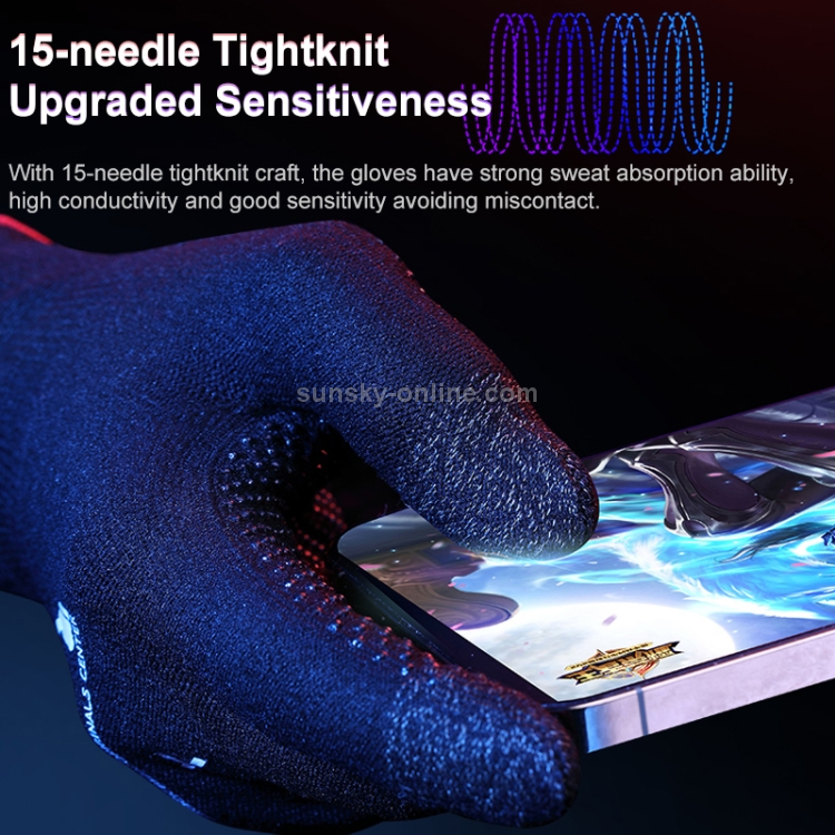 ROCK i28 Super Conductive Silver Fiber Anti-sweat Sensitive Touch Gaming Gloves ROCK i28 Super Conductive Silver Fiber Anti-sweat Sensitive Touch Gaming Gloves