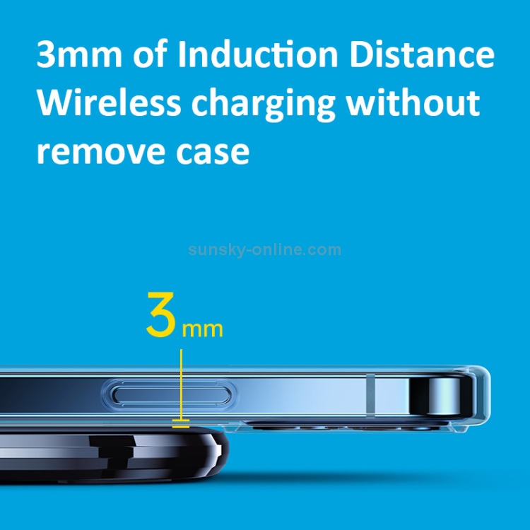 USAMS US-CD154 15W Zinc Alloy Ultra-thin Wireless Charger USAMS US-CD154 15W Zinc Alloy Ultra-thin Wireless Charger