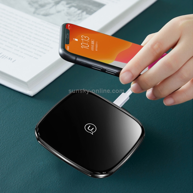 USAMS US-CD154 15W Zinc Alloy Ultra-thin Wireless Charger USAMS US-CD154 15W Zinc Alloy Ultra-thin Wireless Charger