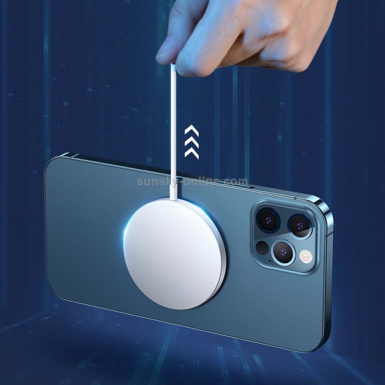 JOYROOM JR-A32 15W Ultra-thin Magsafe Magnetic Fast Charging Wireless Charger for iPhone 12 Series (Blue) JOYROOM JR-A32 15W Ultra-thin Magsafe Magnetic Fast Charging Wireless Charger for iPhone 12 Series (Blue)