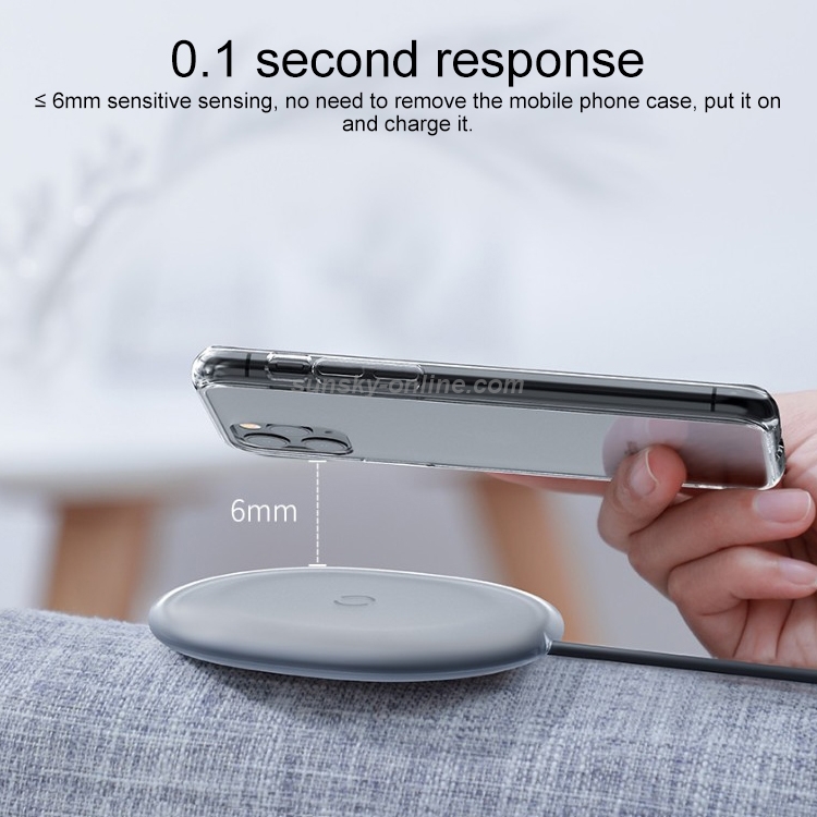 Baseus BS-W510 15W Jelly Wireless Charger (Black) Baseus BS-W510 15W Jelly Wireless Charger (Black)
