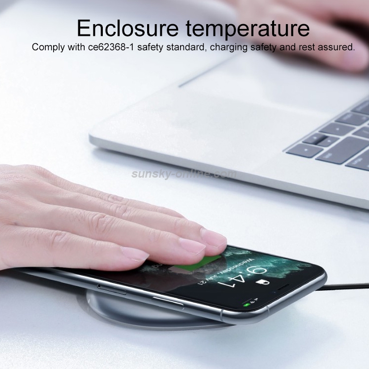 Baseus BS-W510 15W Jelly Wireless Charger (Black) Baseus BS-W510 15W Jelly Wireless Charger (Black)