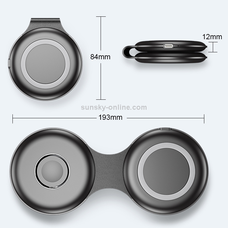 WS40 15W 3 in 1 Multifunctional Folding Wireless Fast Charger with Magsafe Function (Black) WS40 15W 3 in 1 Multifunctional Folding Wireless Fast Charger with Magsafe Function (Black)