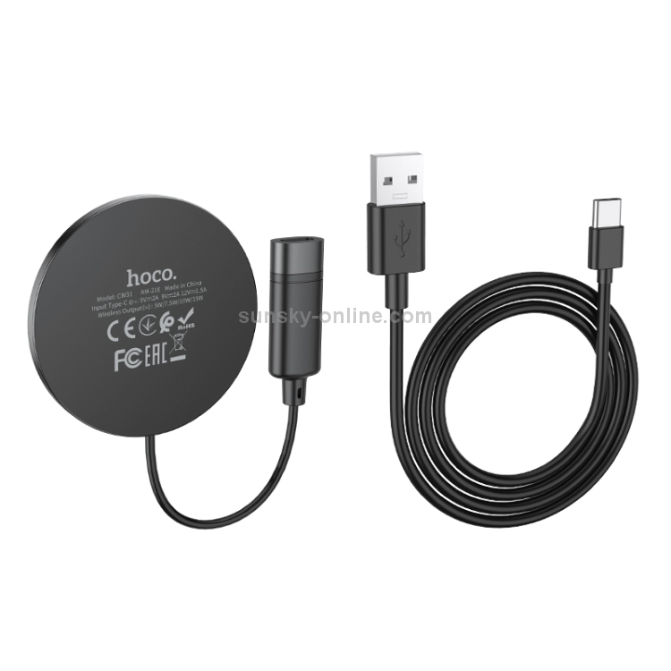 hoco CW31 Starfall Magnetic Wireless Fast Charger (Black) hoco CW31 Starfall Magnetic Wireless Fast Charger (Black)