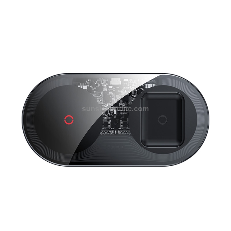 Baseus TZWXJK-B01 Simple 2 in 1 24W Turbo Edition Qi Standard Wireless Charger with 12V Charger, EU Plug Baseus TZWXJK-B01 Simple 2 in 1 24W Turbo Edition Qi Standard Wireless Charger with 12V Charger, EU Plug