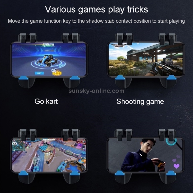 FLYDIGI Stinger 2 Left-hand Version One-button Burst Shooting Main and Secondary Button Capacitive Mobile Phone Game Button Set, Compatible with Android and IOS Systems FLYDIGI Stinger 2 Left-hand Version One-button Burst Shooting Main and Secondary Button Capacitive Mobile Phone Game Button Set, Compatible with Android and IOS Systems