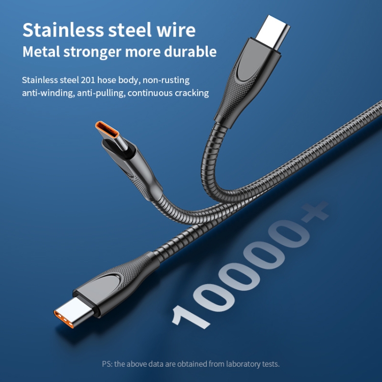 ADC-009 USB to 8 Pin Zinc Alloy Hose Fast Charging Data Cable, Cable Length: 1m (Silver)