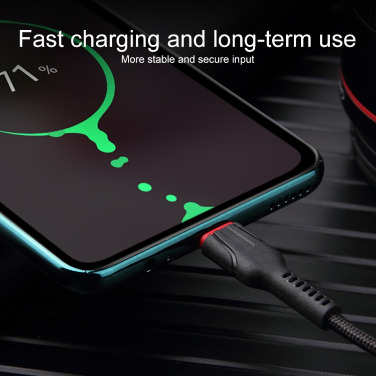 IVON CA81 8 Pin Fast Charging Data Cable, Length: 33cm (Black) IVON CA81 8 Pin Fast Charging Data Cable, Length: 33cm (Black)